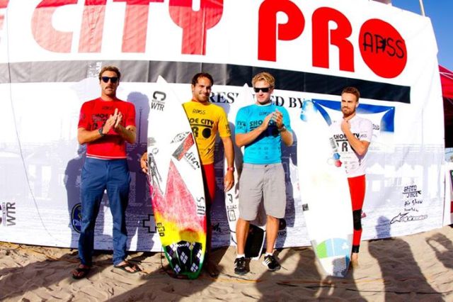 APSS at HB. Nate Yeomans, Chris Waring, me, Cory Arrimabide